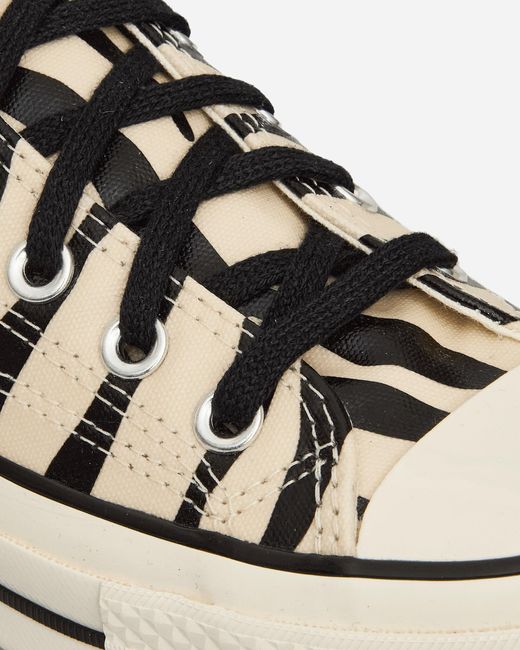 Converse White Chuck 70 Glow-In-The-Dark Zebra Print Sneakers Light Dune for men
