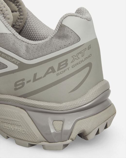 Salomon Gray Xt-6 Sneakers Ghost for men