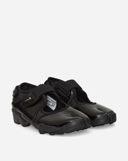 Nike Women S Air Rift Sandals Black / Metallic Silver