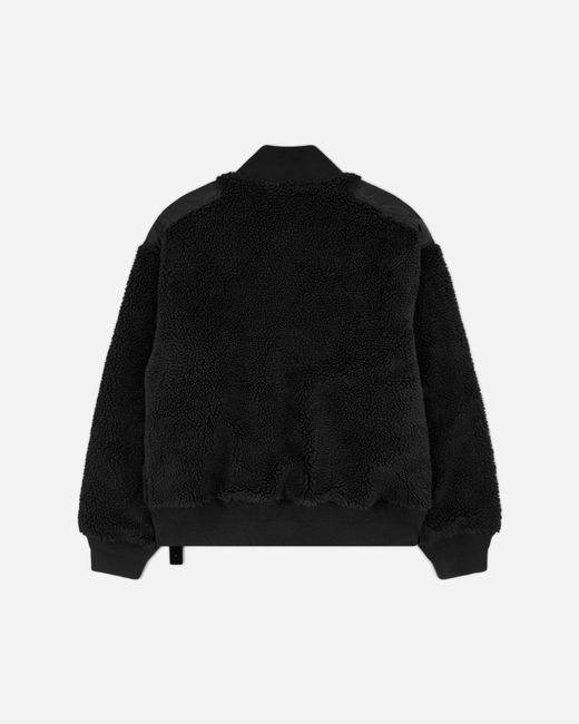 Oamc Peacemaker Black Men S Fleece Bomber Jacket for men