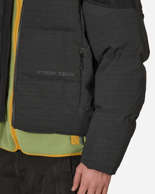 The North Face Black Rmst Steep Tech Nuptse Jacket for men