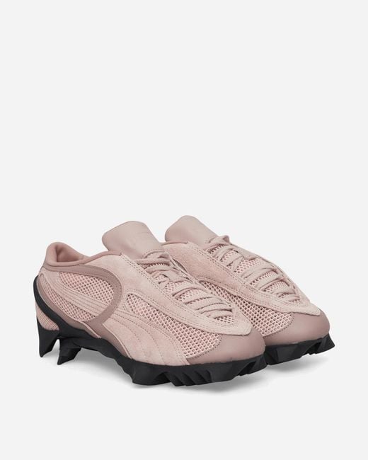 PUMA Gray Beisser Waxed Sneakers Sandstone / Rose Latte for men