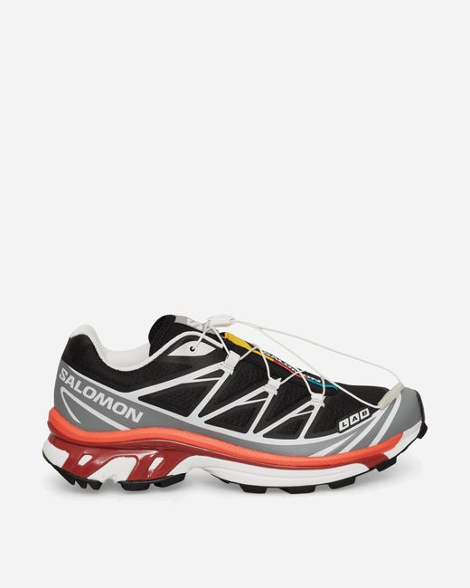 Salomon White Xt-6 Sneakers Alloy / Black / Lava Falls for men