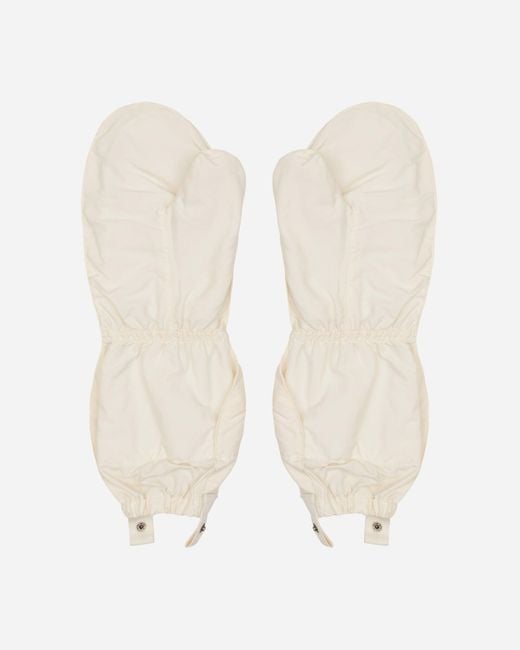 BRYAN JIMENE`Z White Cover Gloves for men