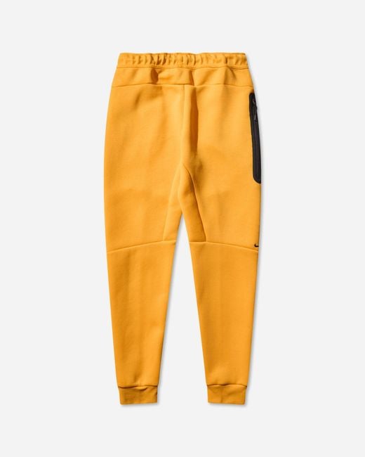 Nike Orange Tech Fleece Joggers Sundial for men