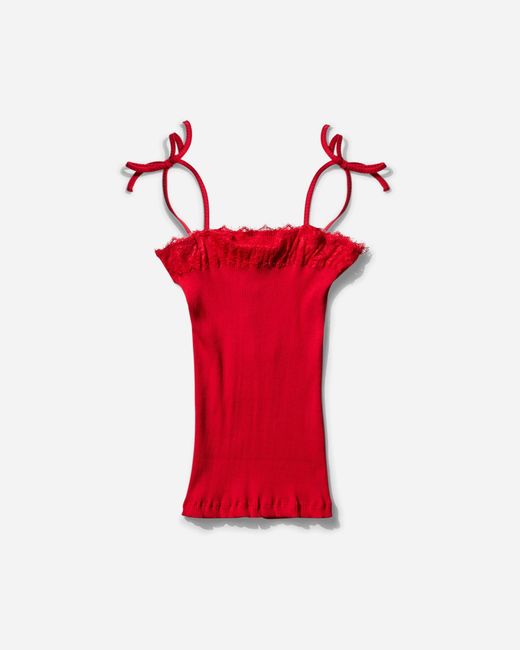 OperaSPORT Red Women S Audruy Seamless Top