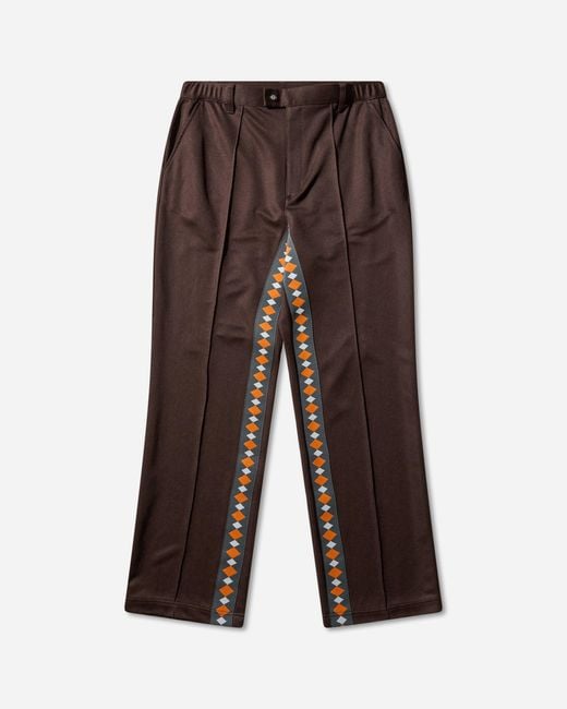 Asics Brown Novalis Styrax Track Pants Mole for men