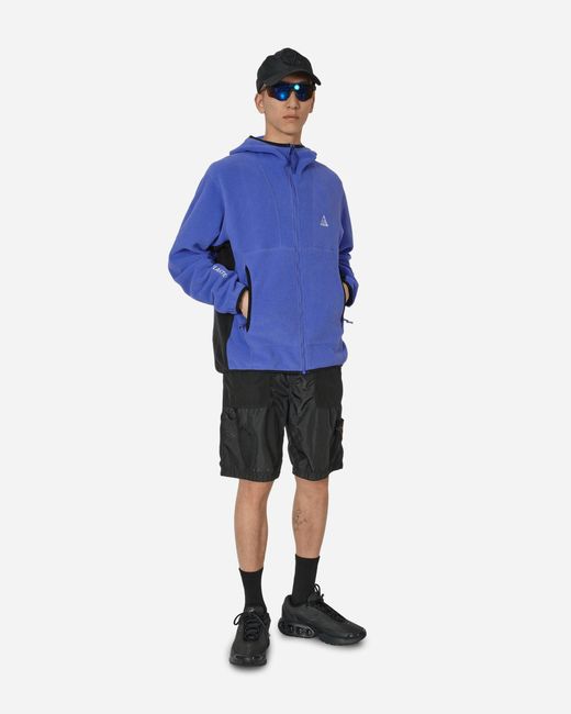 Nike Blue Acg Therma-fit Wolf Tree Zip-up Sweatshirt Persian Violet for men