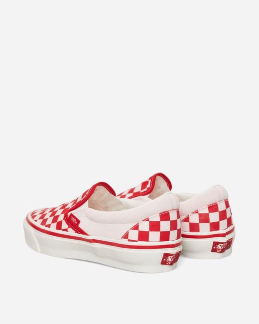 Vans Red Classic Slip-on Reissue 98 Sneakers Racing for men