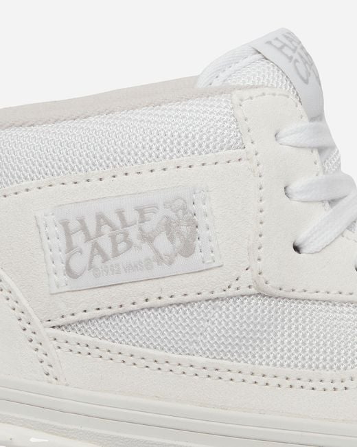 Vans White Half Cab Reissue 33 Vibram Sneakers Ivory for men