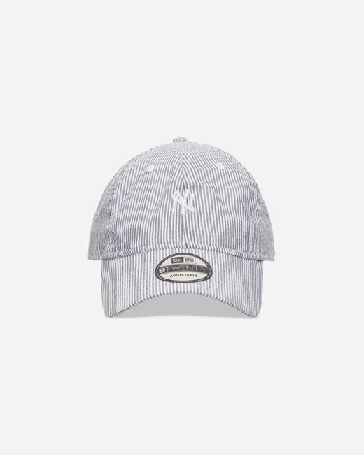 KTZ White New York Yankees Mlb Seersucker 9Twenty Adjustable Cap for men