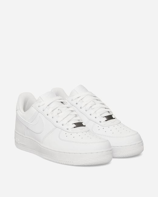 Nike White Air Force 1 Low Retro Premium Sneakers for men