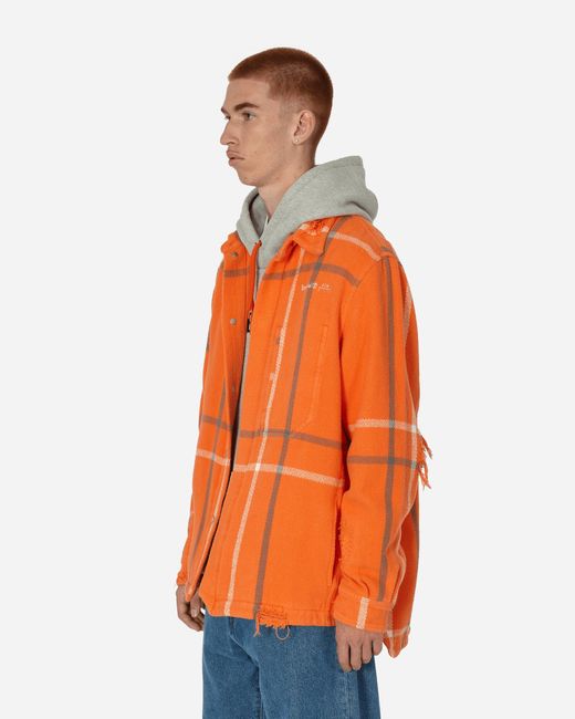 Timberland Orange A-cold-wall* Overshirt Rust for men