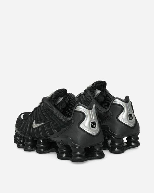 Nike Black S Shox Tl Sneakers Off Noir Metallic