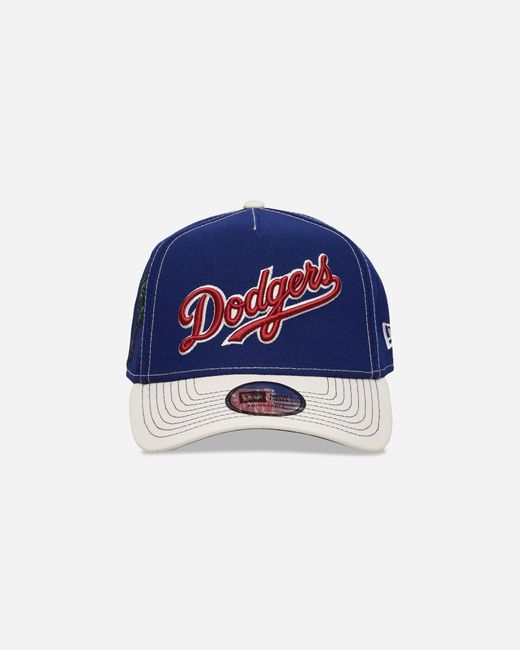 KTZ Blue La Dodgers Mlb City Icon 9forty E-frame Adjustable Cap Dark for men