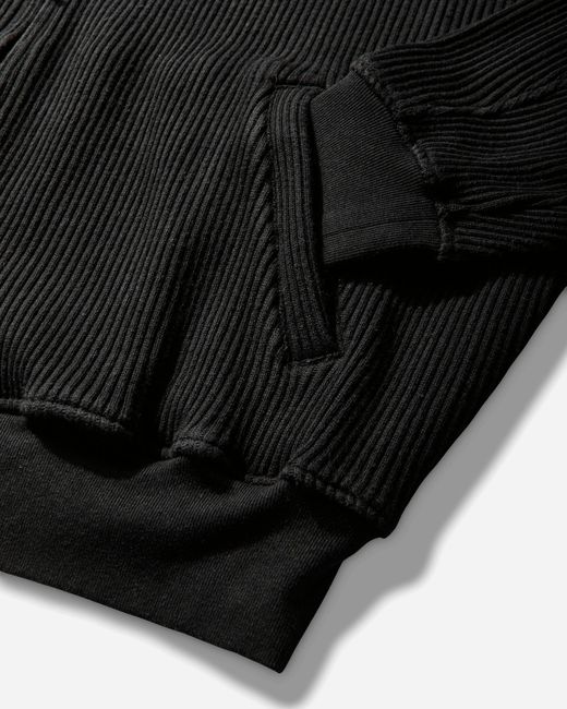 Cav Empt Black S Wide Rib Big Heavy Zip Hoodie for men