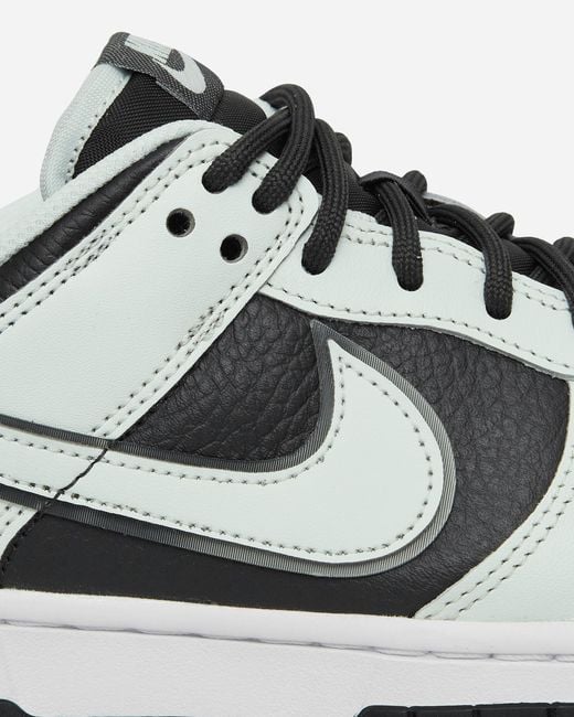 Nike White Dunk Low Retro Premium Sneakers Dark Smoke Barely for men