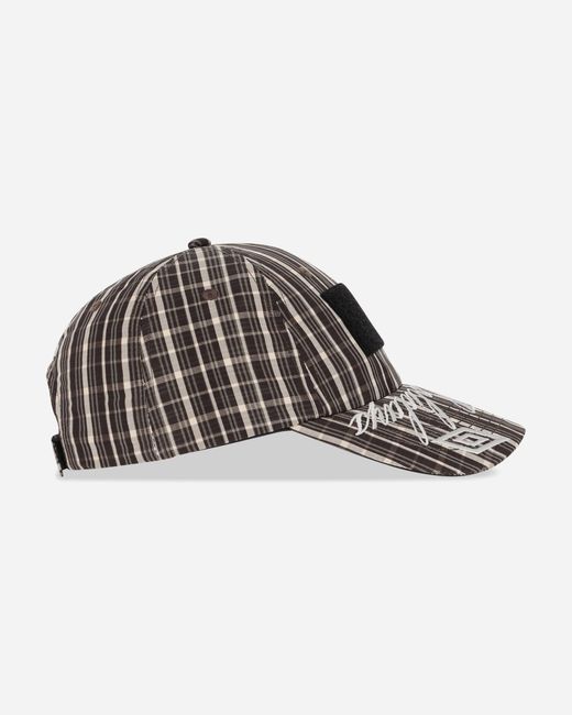 Umbro White Check Hazard Cap Beige / Dark for men