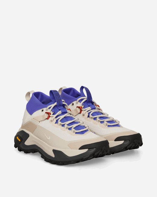 Nike Blue Acg Zegama Hike Sneakers Light Orewood Brown / Persian Violet for men