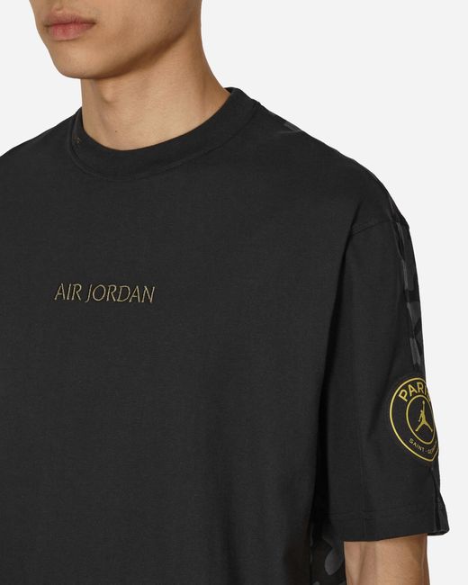 Nike Paris Saint-germain Wordmark Heritage 85 T-shirt Black / Cargo Khaki for men