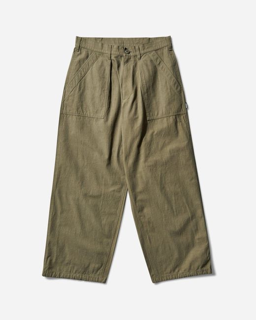 Neighborhood Green Men S Wide Baker Pants Olive Drab for men