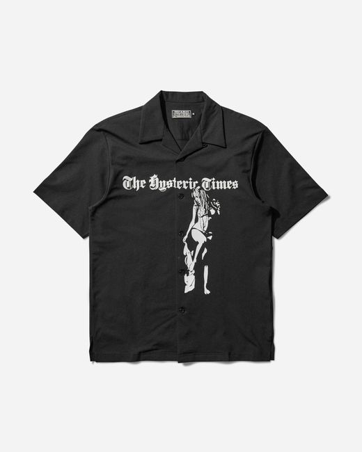 HYSTERIC GLAMOUR HYSTERIC TIMES シャツ Hysteric Glamour Men S Hysteric Times Shirt in Black for Men | Lyst