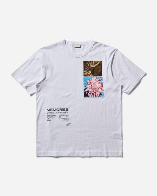 Dries Van Noten Gray Men S Show T-shirt for men