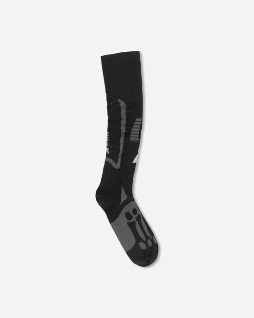 Roa Black Bones Logo Q-skin Technical Socks for men
