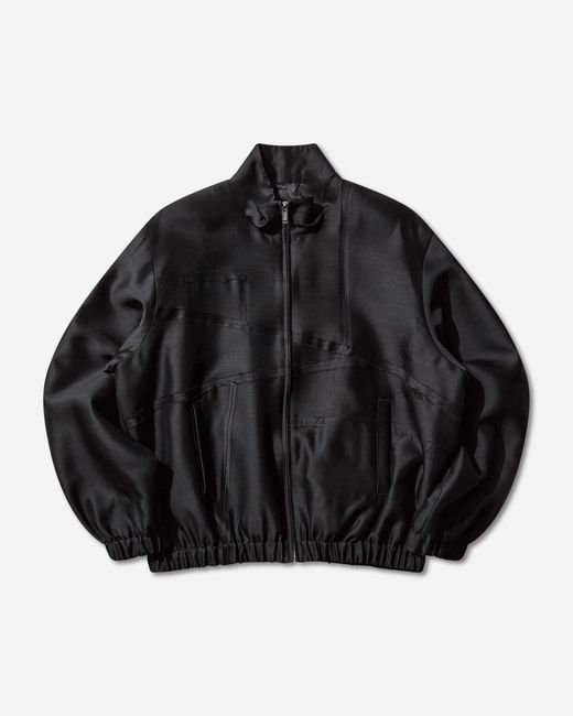 Undercover Black Men S Silk-blend Bomber Jacket for men