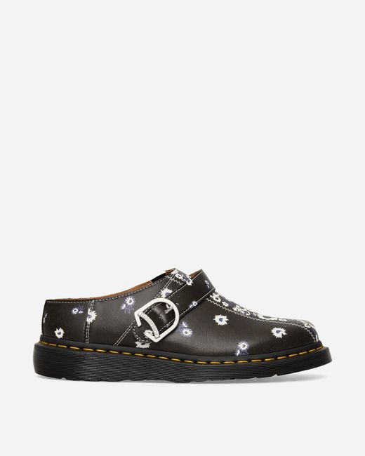 Dr. Martens Black Nòmarhythm Textile Isham Mules for men