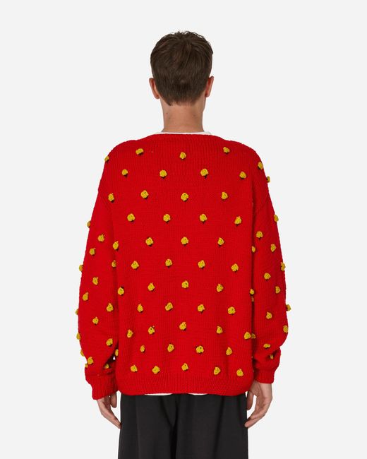 Sky High Farm Red Stuffies Strawberry Cardigan for men