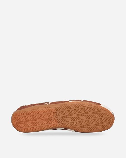 PUMA Brown Women S Speedcat Ballet Cow Print Shoes Chocolate / Warm White