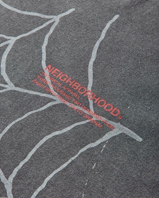 Neighborhood Gray Men S Ss-7 T-shirt for men