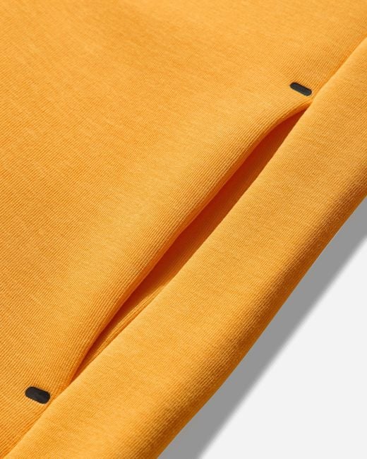 Nike Orange Tech Fleece Full-Zip Hoodie Sundial for men