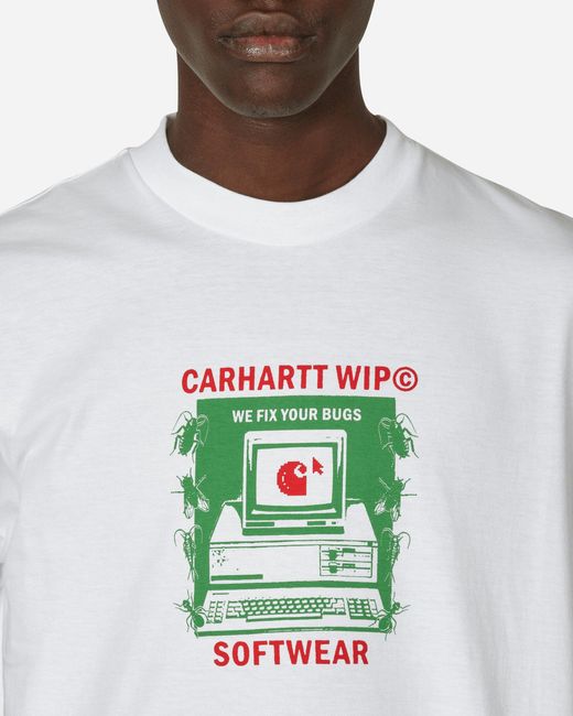 Carhartt White Fixed Bugs T-Shirt for men