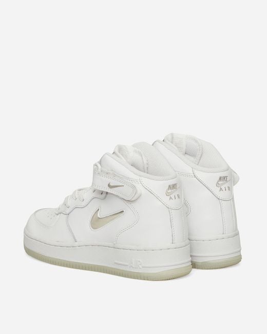 Nike White Air Force 1 Mid-top Leather Trainers for men