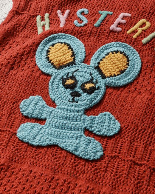 Hysteric Glamour Red S Mouse Patch Jumper