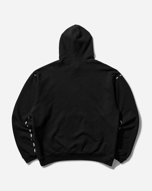 Kapital Black S Swt Knit Marionette Hoodie for men