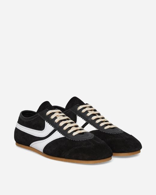 Dries Van Noten Black Suede Sneakers for men