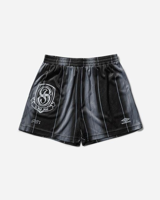 SLAM JAM Black Umbro Soccer Shorts for men
