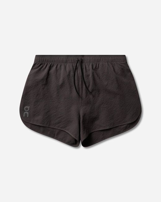 On Shoes Black Performance Volt Shorts Espresso for men