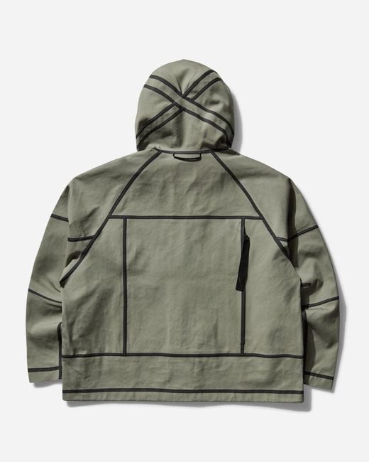 Nike Green S Tech Storm-Fit Hooded Rain Jacket Light Army for men