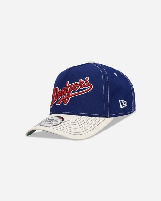 KTZ Blue La Dodgers Mlb City Icon 9forty E-frame Adjustable Cap Dark for men