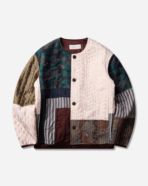 Dries Van Noten Black Men S Embroidered Patchwork Jacket for men