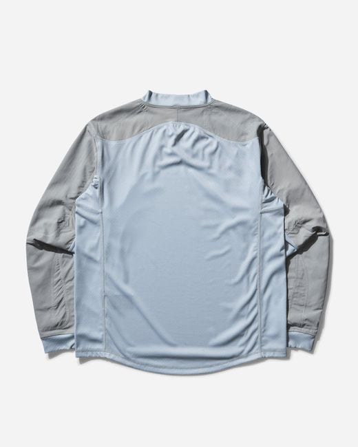 GR10K Blue Men S Combact Longsleeve Top Pale for men