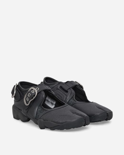 Nike Black S Air Rift Leather Sandals