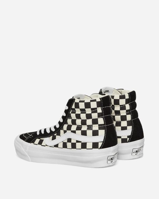 Vans White Og Sk8-hi Lx Sneakers Checkerboard for men
