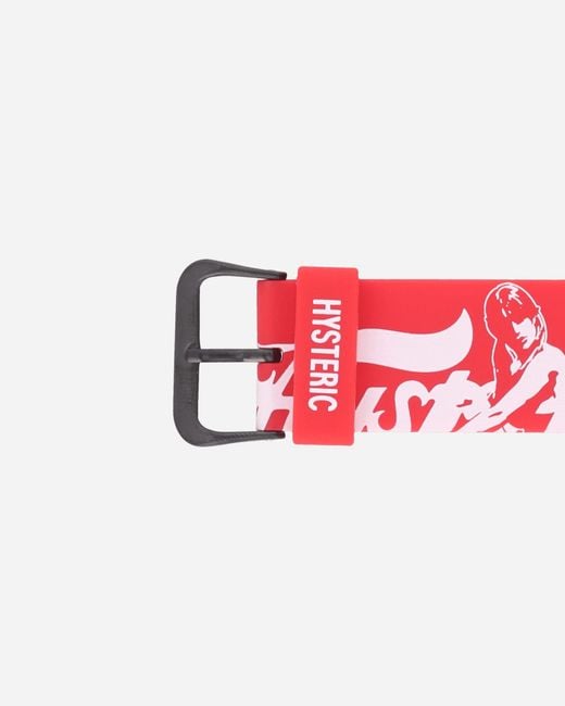 Hysteric Glamour Red Enjoy Hysteric Apple Watch Silicone Band