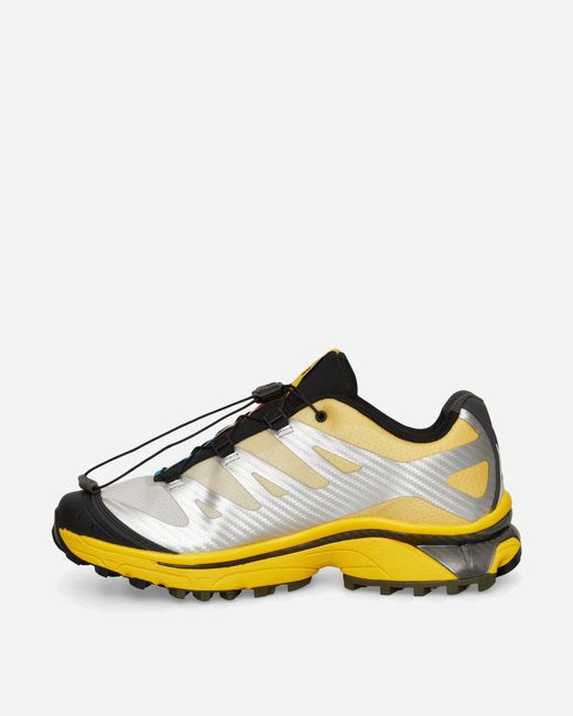 Salomon Yellow Xt-4 Og Sneakers Silver / Black / Lemon for men