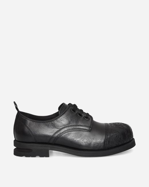 Kiko Kostadinov Black Men S Atro Lace Up Shoes Soot for men